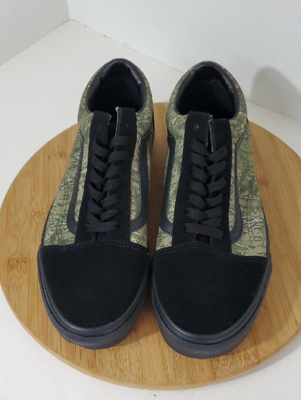 Vans Old Skool Black Camo Sneakers Unisex Men's 9.5/ Women's 11 NIB - Picture 3 of 10